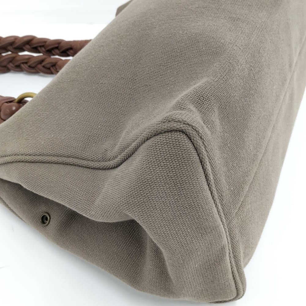 Bottega Veneta Tote Canvas Brown — view 3