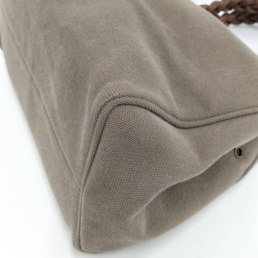 Bottega Veneta Tote Canvas Brown — view 5