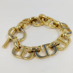 Dior Bracelet CD Logo Plated Gold — view 2