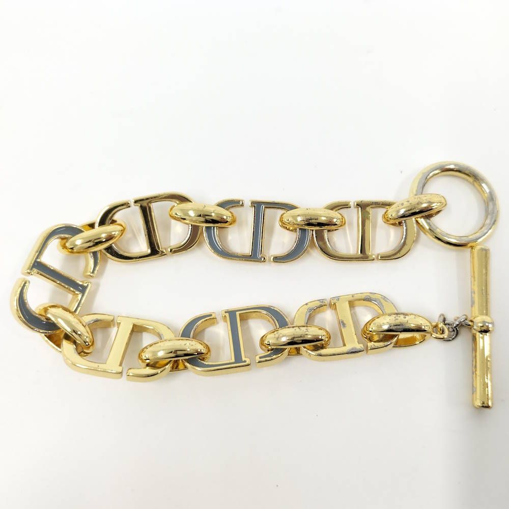 Dior Bracelet CD Logo Plated Gold — view 5