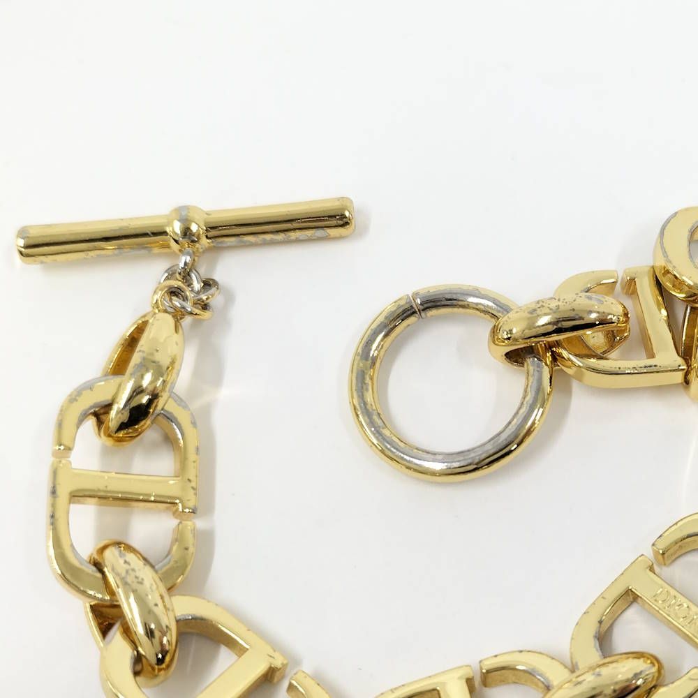 Dior Bracelet CD Logo Plated Gold — view 7