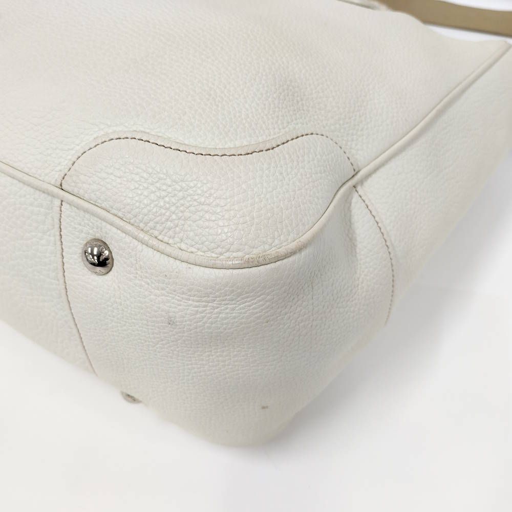 Prada 2-Way Tote Leather White — view 3