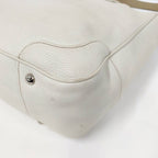 Prada 2-Way Tote Leather White — view 3