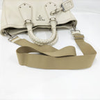 Prada 2-Way Tote Leather White — view 6