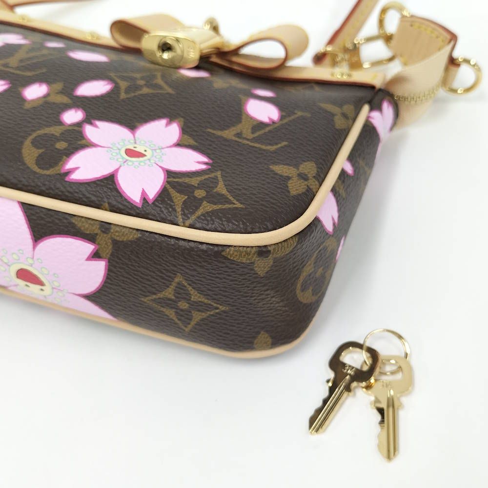 Louis Vuitton Pochette Accessoire Handbag Takashi Murakami Collaboration — view 3