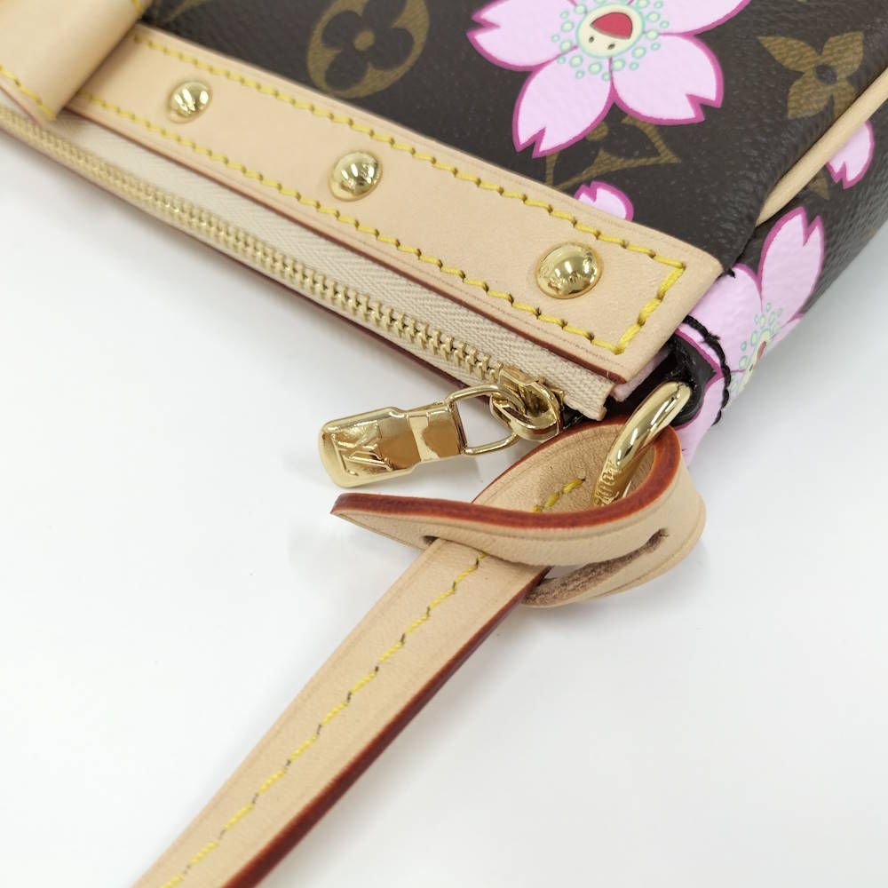 Louis Vuitton Pochette Accessoire Handbag Takashi Murakami Collaboration — view 7