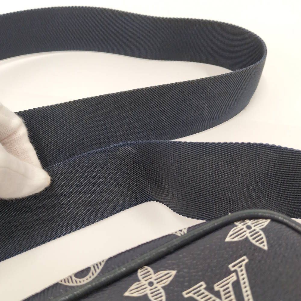 Louis Vuitton Danube PM Shoulder Bag Upside Down Monogram Ink Navy — view 5