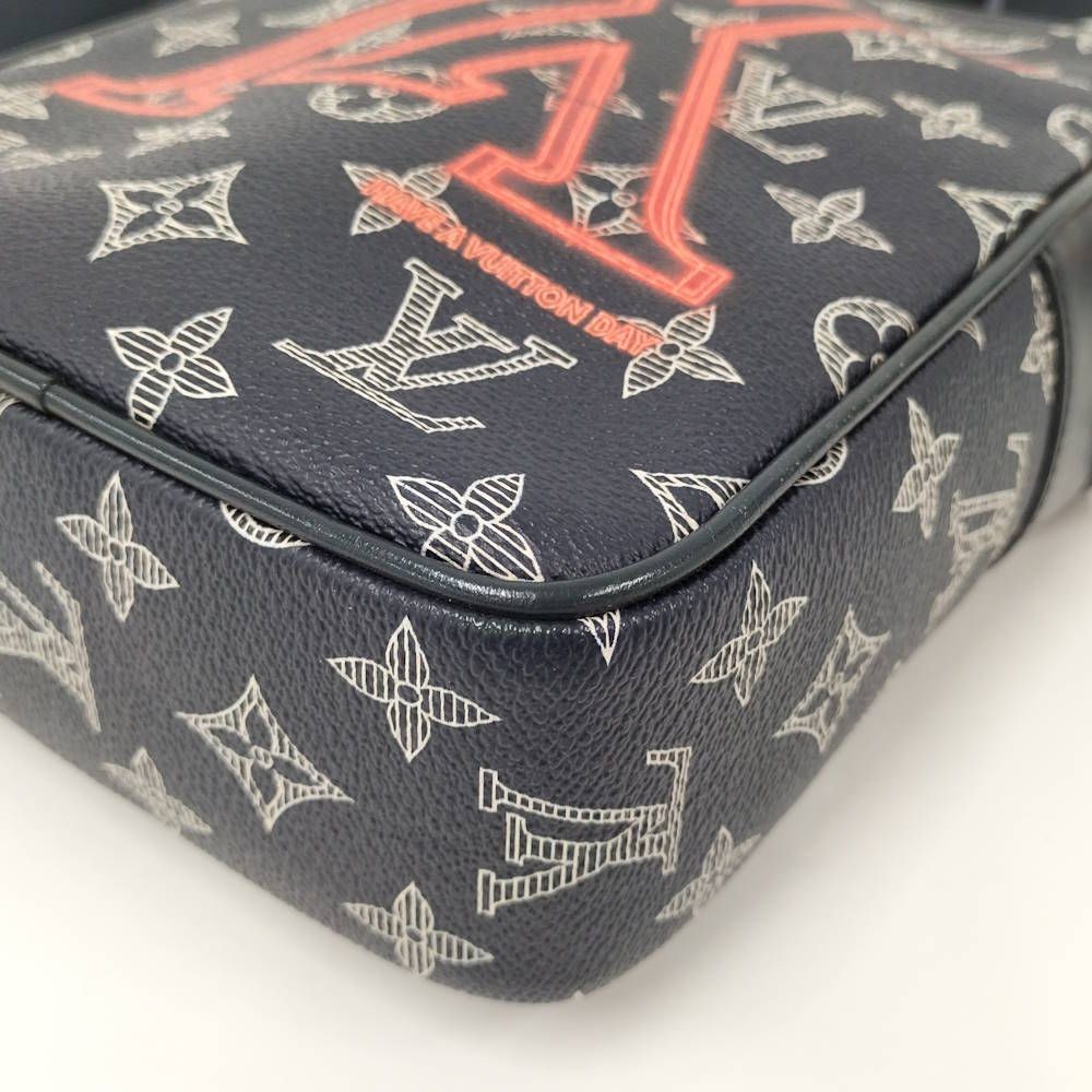 Louis Vuitton Danube PM Shoulder Bag Upside Down Monogram Ink Navy — view 3