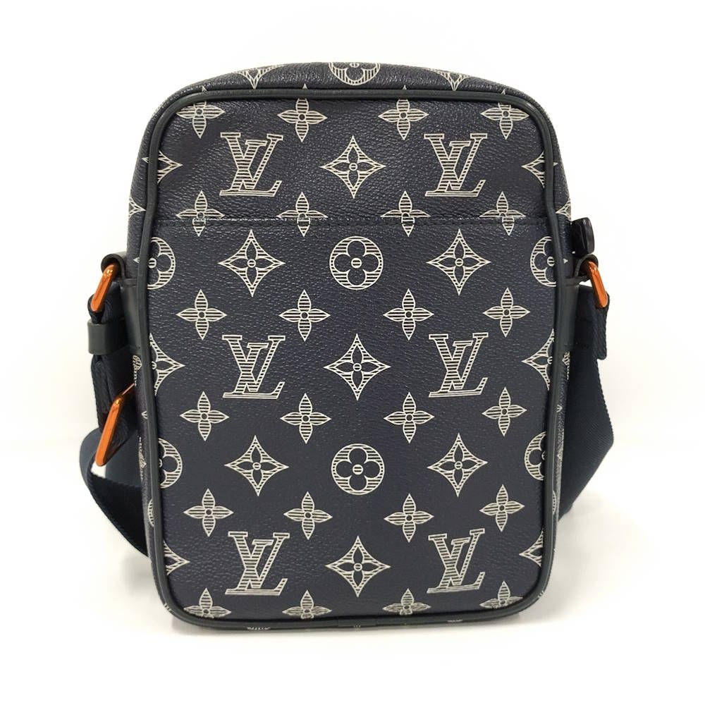 Louis Vuitton Danube PM Shoulder Bag Upside Down Monogram Ink Navy — view 2