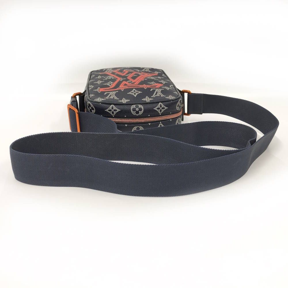 Louis Vuitton Danube PM Shoulder Bag Upside Down Monogram Ink Navy — view 4