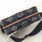 Louis Vuitton Danube PM Shoulder Bag Upside Down Monogram Ink Navy — view 9
