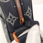 Louis Vuitton Danube PM Shoulder Bag Upside Down Monogram Ink Navy — view 8