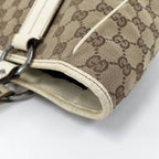Gucci Tote GG Canvas Leather Beige Brown — view 6