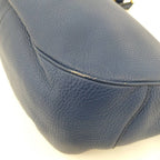 Prada Shoulder Bag Vitello Daino Leather Blue — view 5