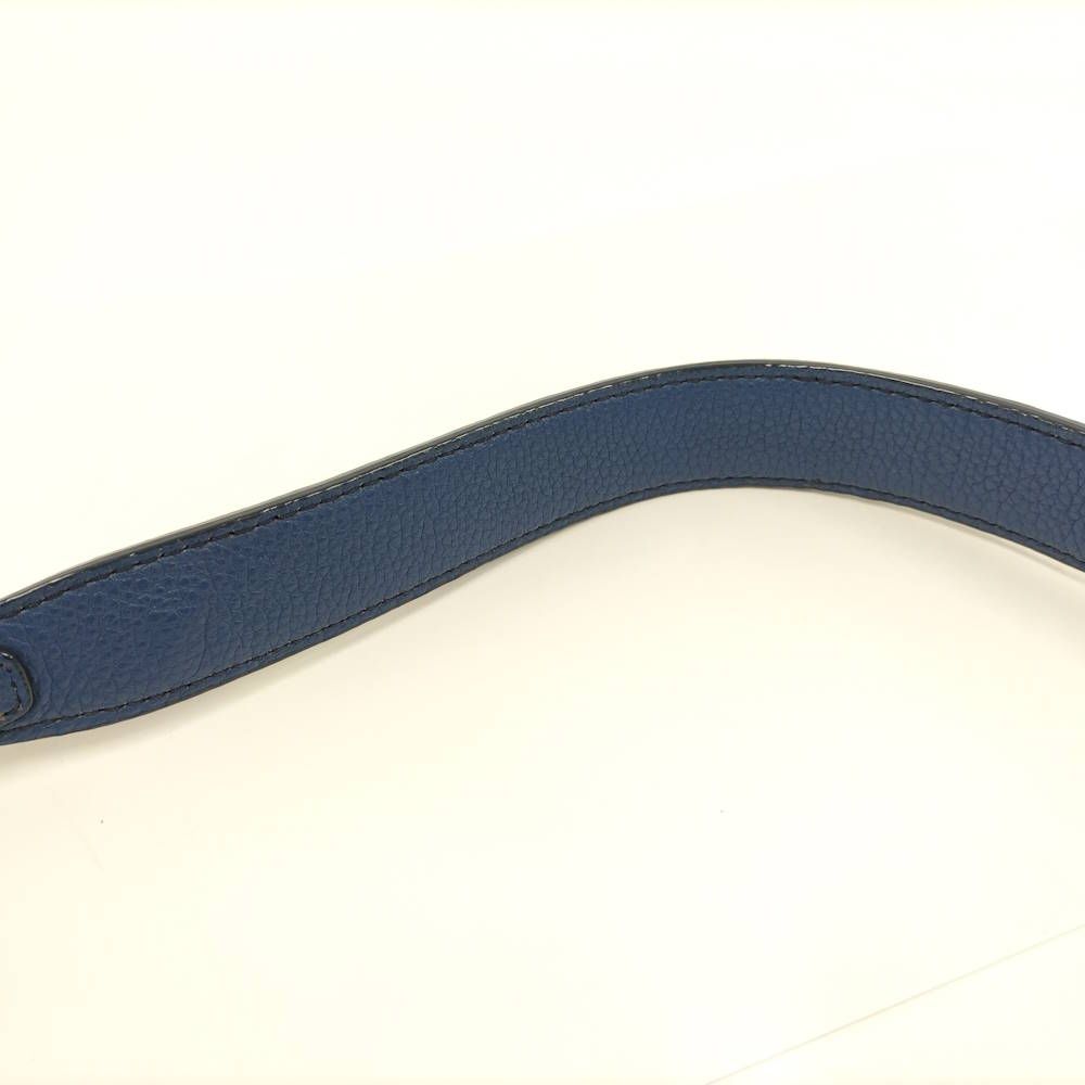 Prada Shoulder Bag Vitello Daino Leather Blue — view 7