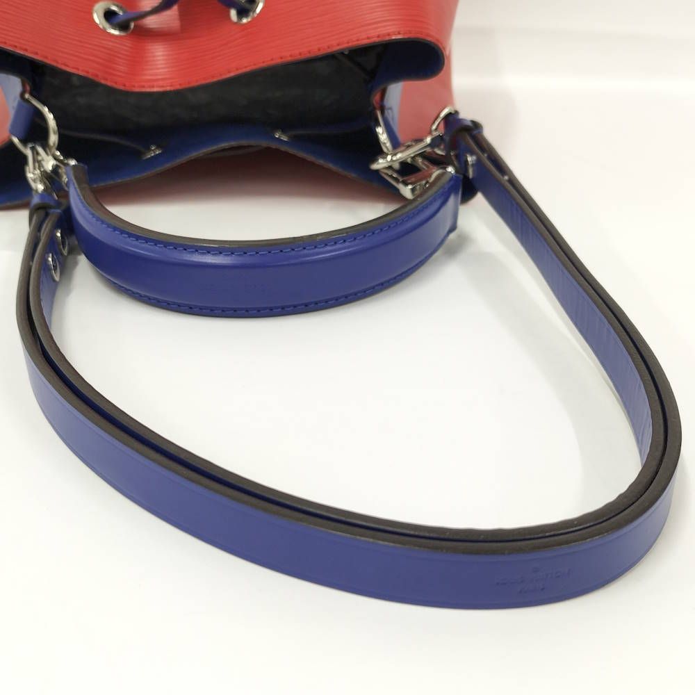 Louis Vuitton Neo Noe 2-Way Bag Epi Bicolor Coquelicot Blue — view 6