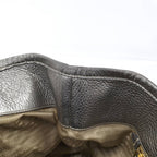 Prada Tote Canvas Leather Brown Silver — view 9