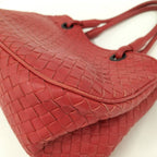 Bottega Veneta Handbag Intrecciato Leather Red — view 3