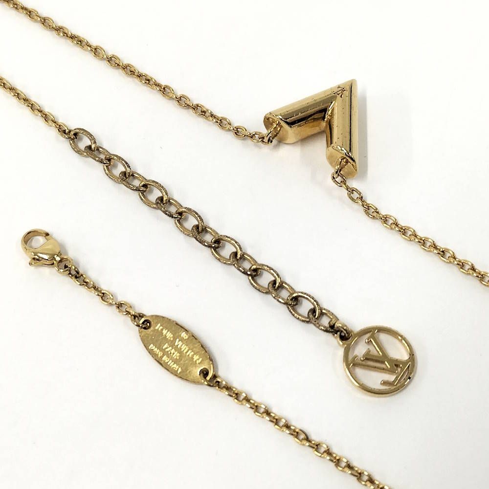 Louis Vuitton Essential Necklace Plated Gold — view 4