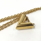 Louis Vuitton Essential Necklace Plated Gold — view 5