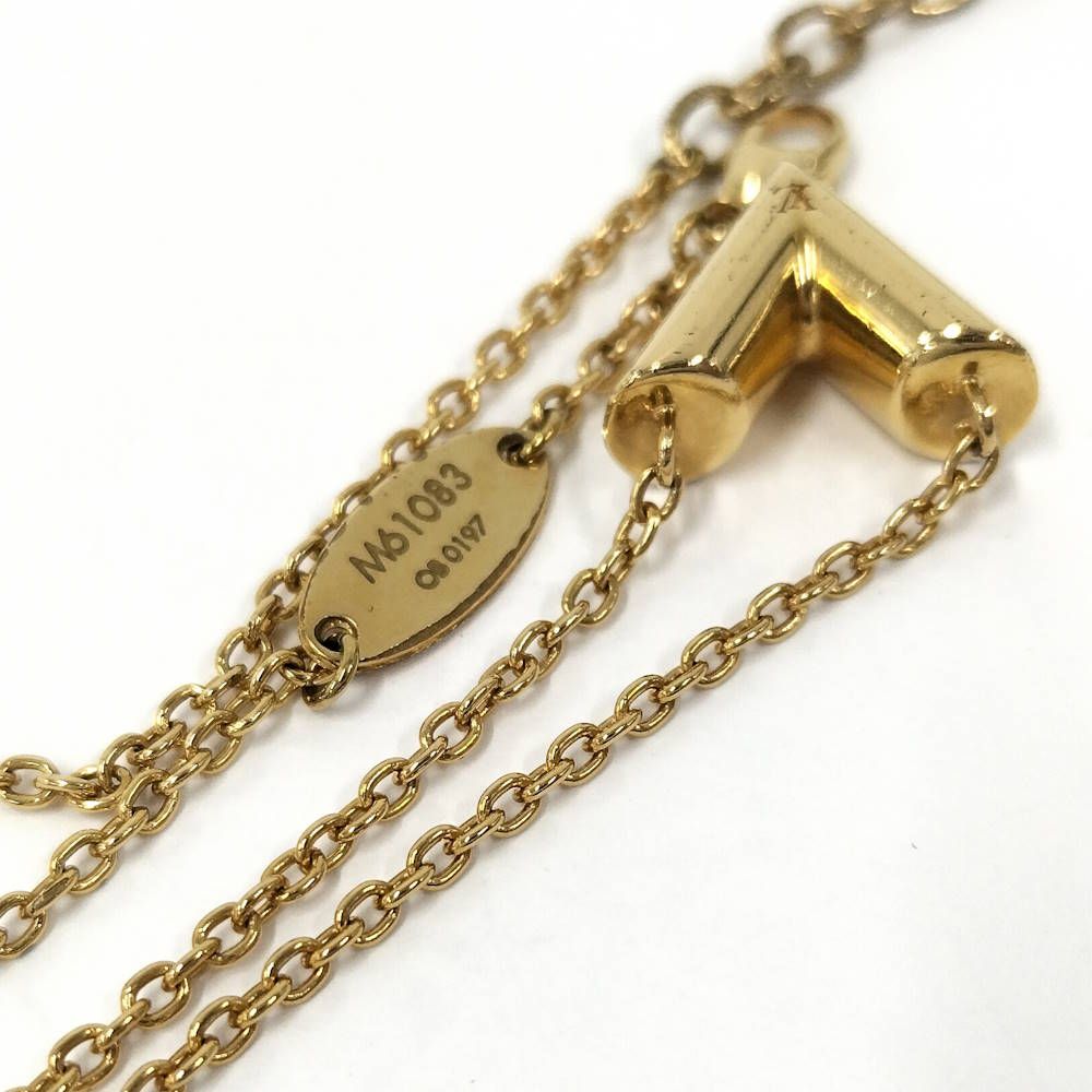 Louis Vuitton Essential Necklace Plated Gold — view 7