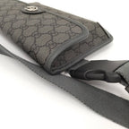 Gucci Belt Bag Ophidia GG Leather Gray — view 5