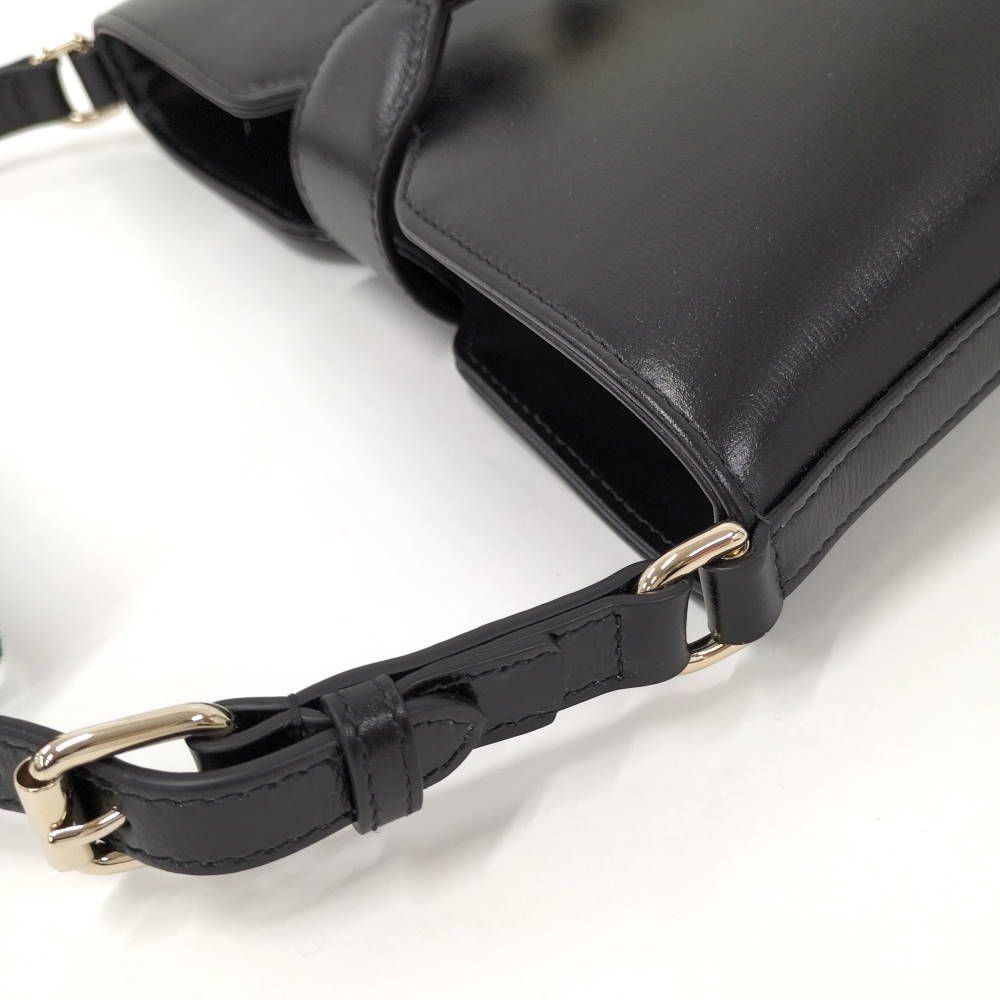 Gucci Bucket Shoulder Bag Leather Black — view 6