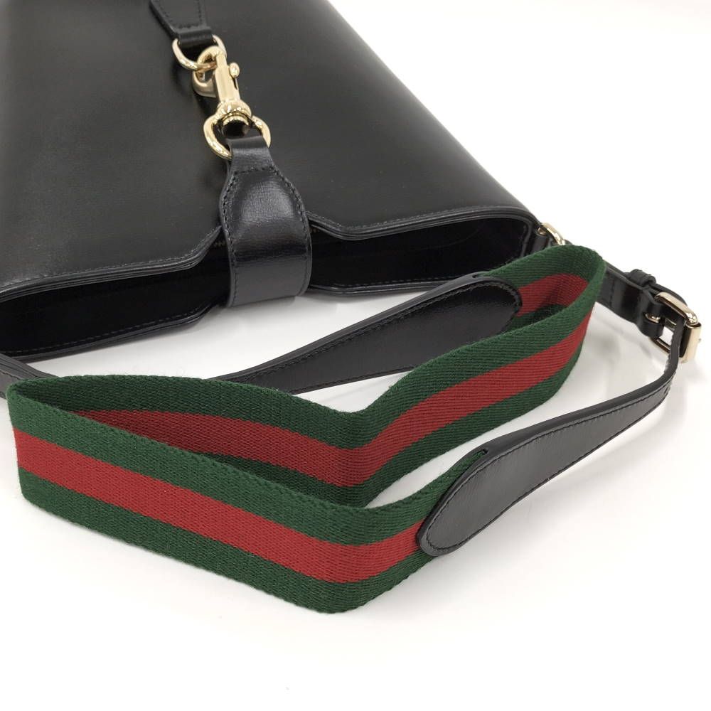 Gucci Bucket Shoulder Bag Leather Black — view 4