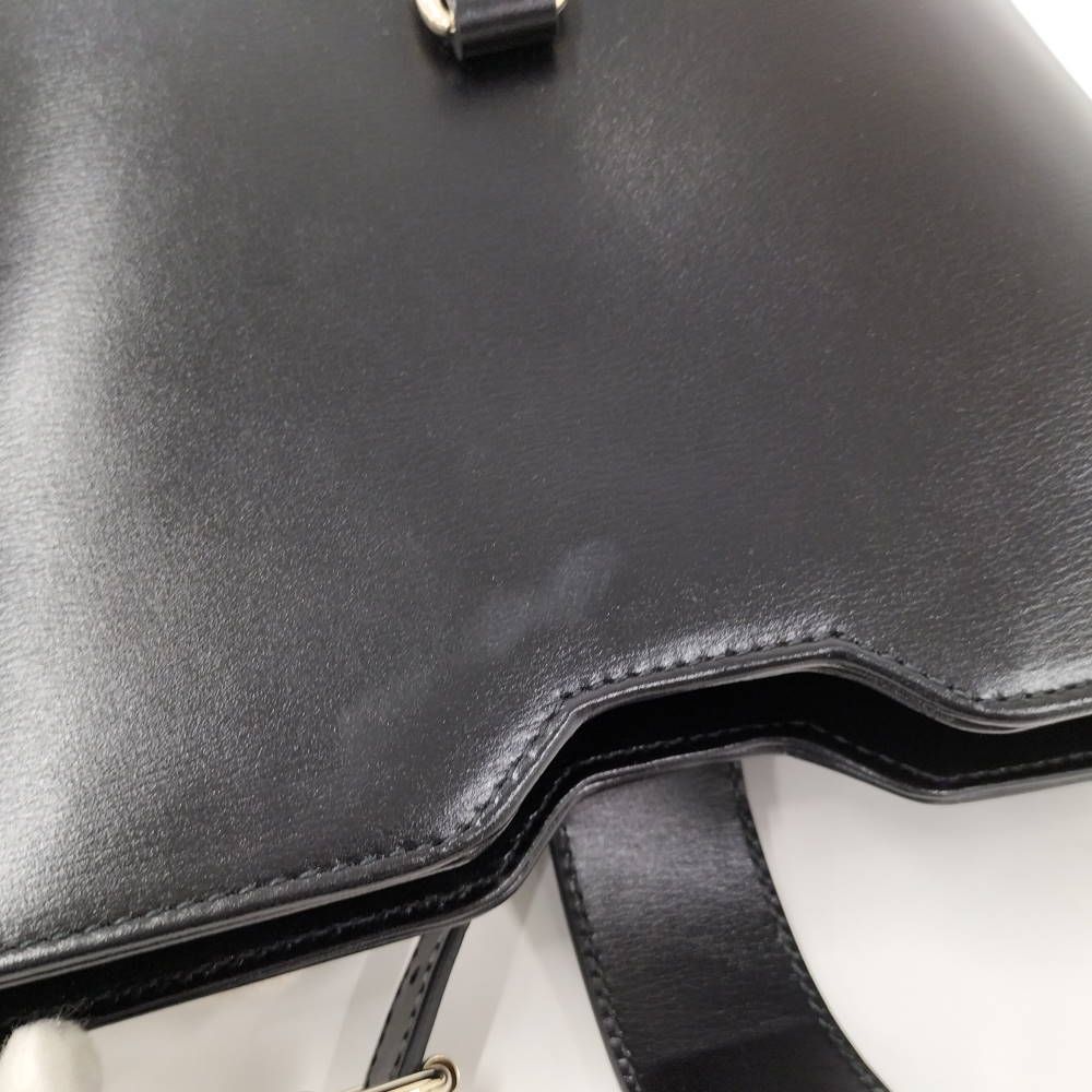 Gucci Bucket Shoulder Bag Leather Black — view 8