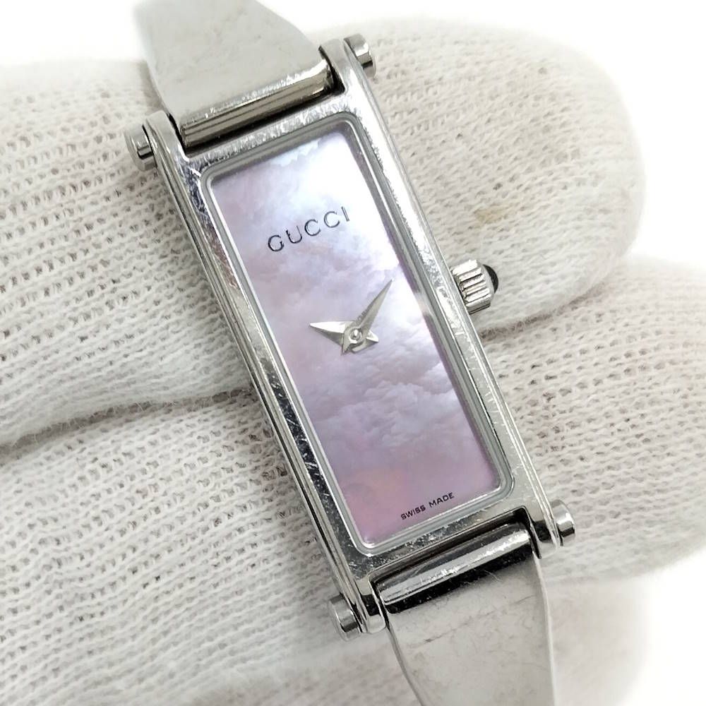 Gucci Bangle Watch Pink Shell Dial — view 8