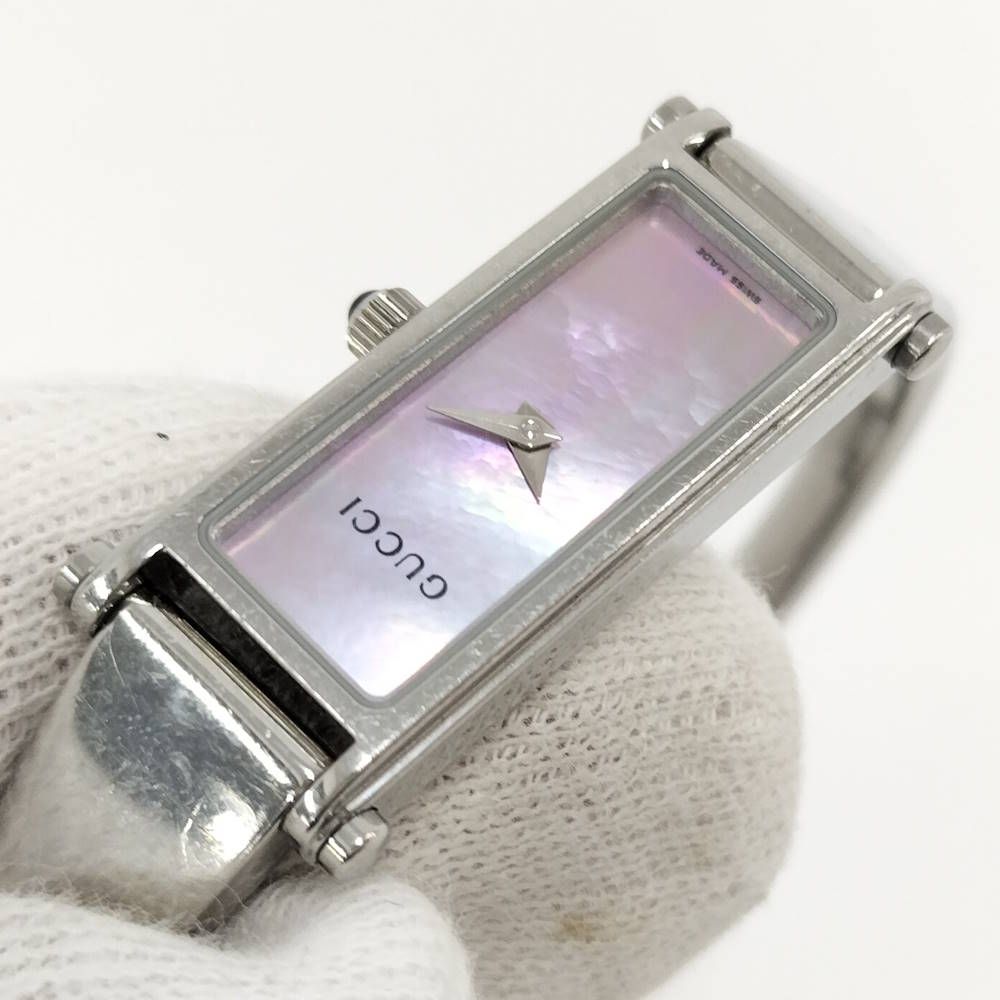 Gucci Bangle Watch Pink Shell Dial — view 7
