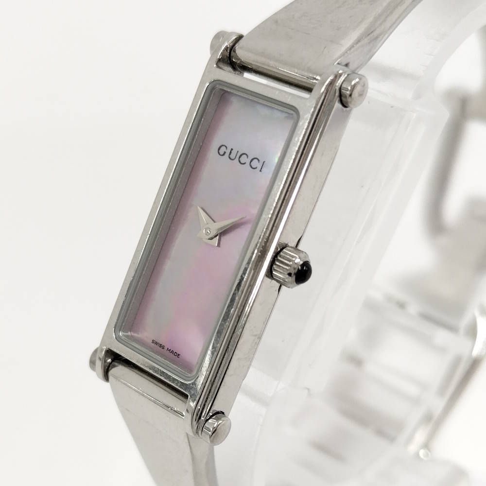Gucci Bangle Watch Pink Shell Dial — view 3