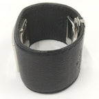 Gucci Bangle Watch SS Leather Quartz Black Dial — view 4