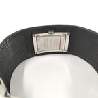 Gucci Bangle Watch SS Leather Quartz Black Dial — view 9