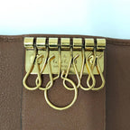 Gucci Diana 6 Key Case Bamboo GG Leather Brown Key Holder — view 8