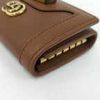 Gucci Diana 6 Key Case Bamboo GG Leather Brown Key Holder — view 5