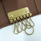 Gucci Diana 6 Key Case Bamboo GG Leather Brown Key Holder — view 6