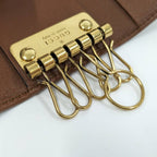Gucci Diana 6 Key Case Bamboo GG Leather Brown Key Holder — view 7