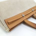 Hermes Herbag GM Tote Toile Ash — view 6