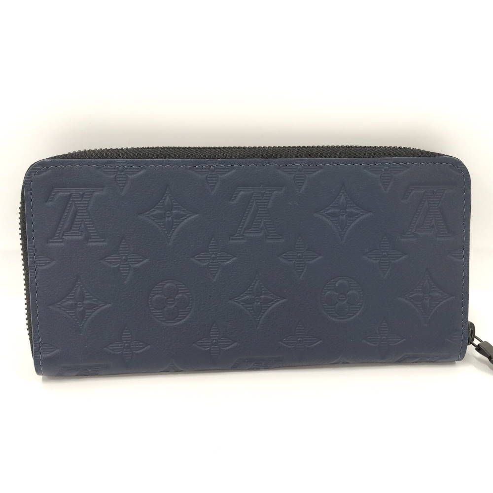 Louis Vuitton Zippy Wallet Horizontal Zip Around Monogram Shadow — view 3