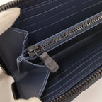 Louis Vuitton Zippy Wallet Horizontal Zip Around Monogram Shadow — view 7