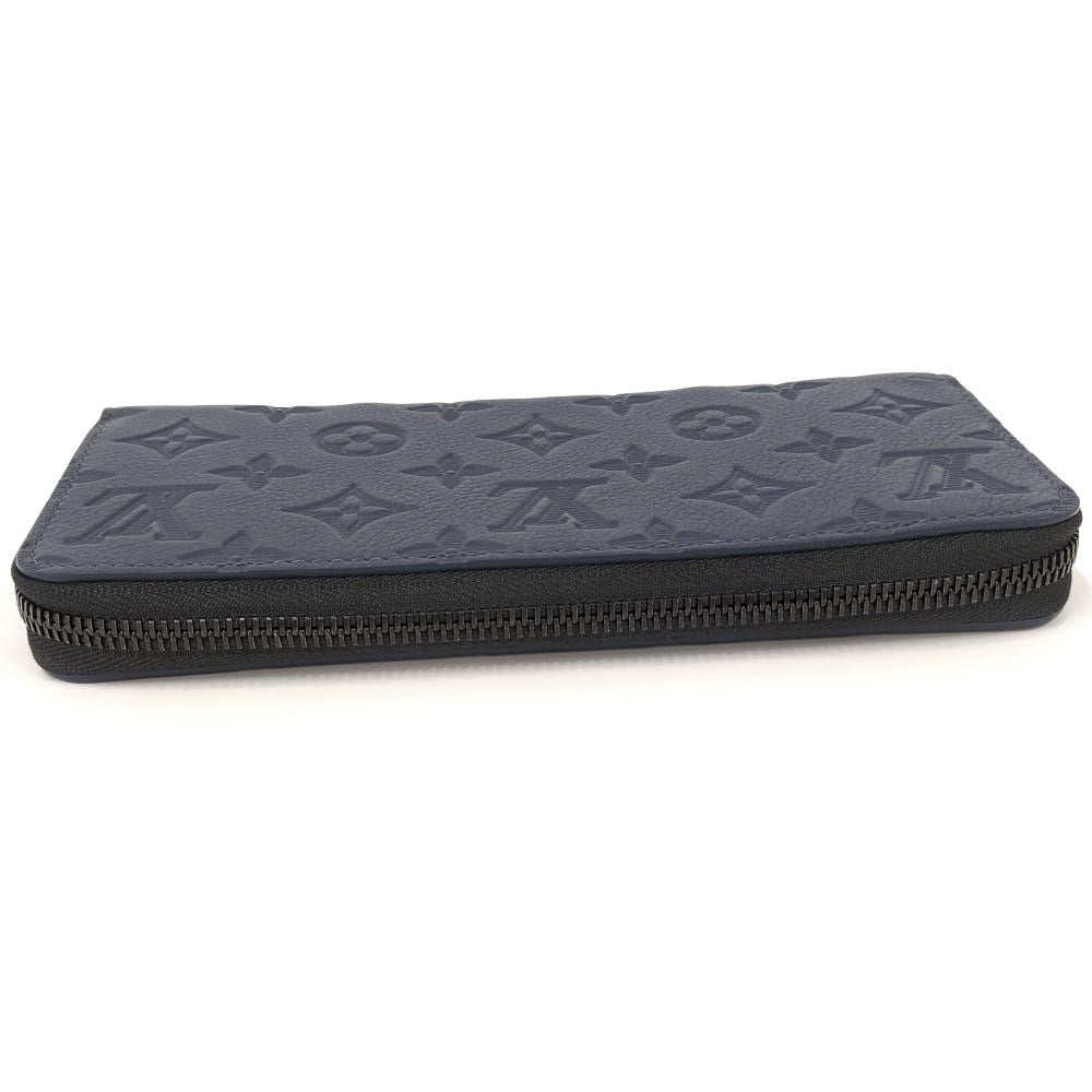 Louis Vuitton Zippy Wallet Horizontal Zip Around Monogram Shadow — view 6
