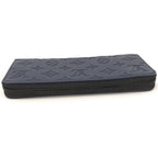 Louis Vuitton Zippy Wallet Horizontal Zip Around Monogram Shadow — view 6