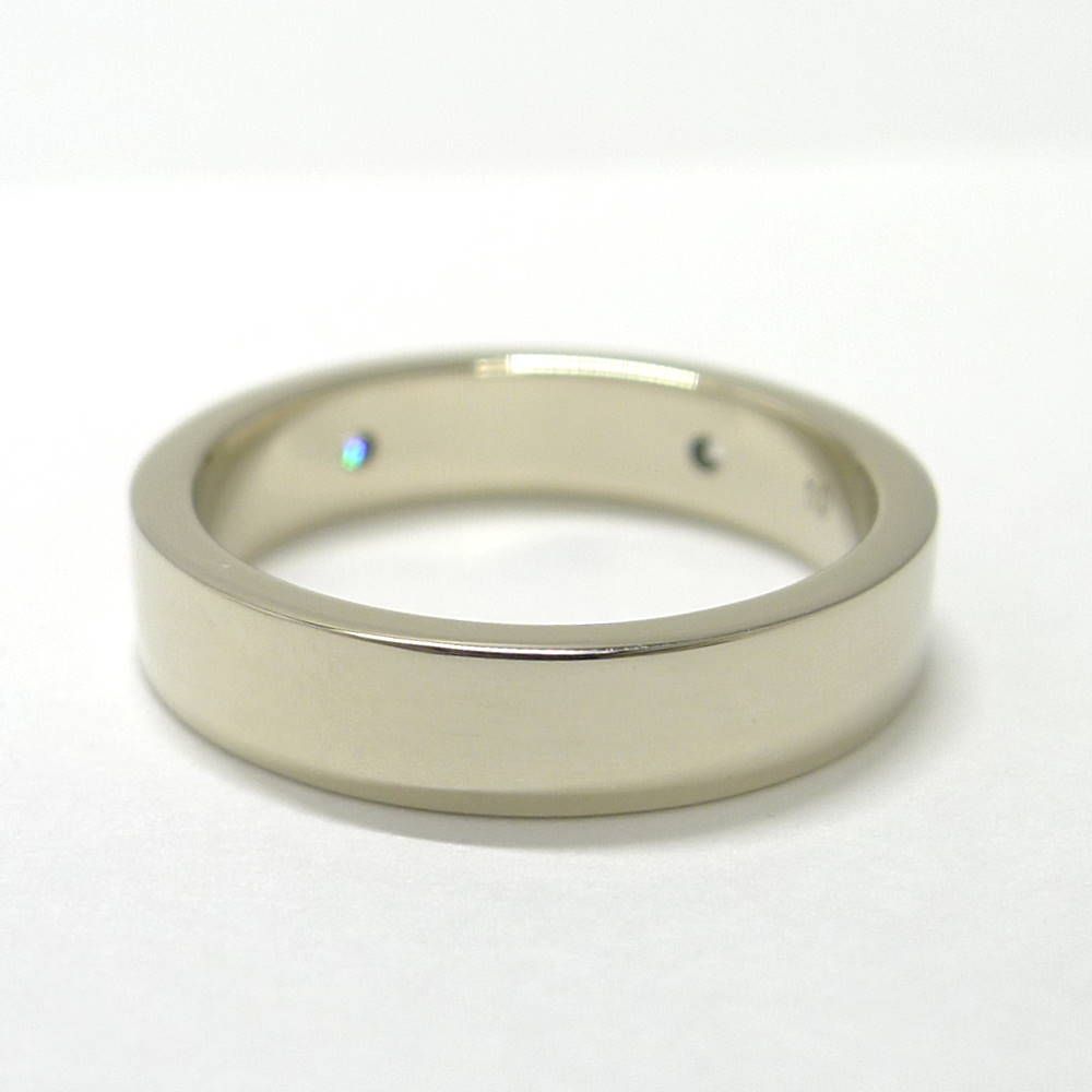 Gucci Icon Print Diamond Ring 18k White Gold List — view 2