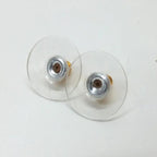 Chanel Swing Earrings Metal Costume Pearl Champagne Gold White CC — view 5