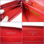 Chanel Zip Around Wallet Quilted Patent Leather Pink Silver — view 6