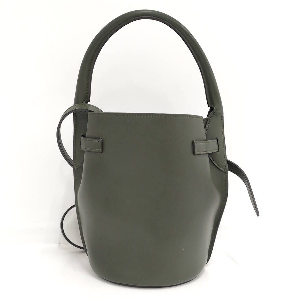 Celine Shoulder Bag Leather Khaki — view 2