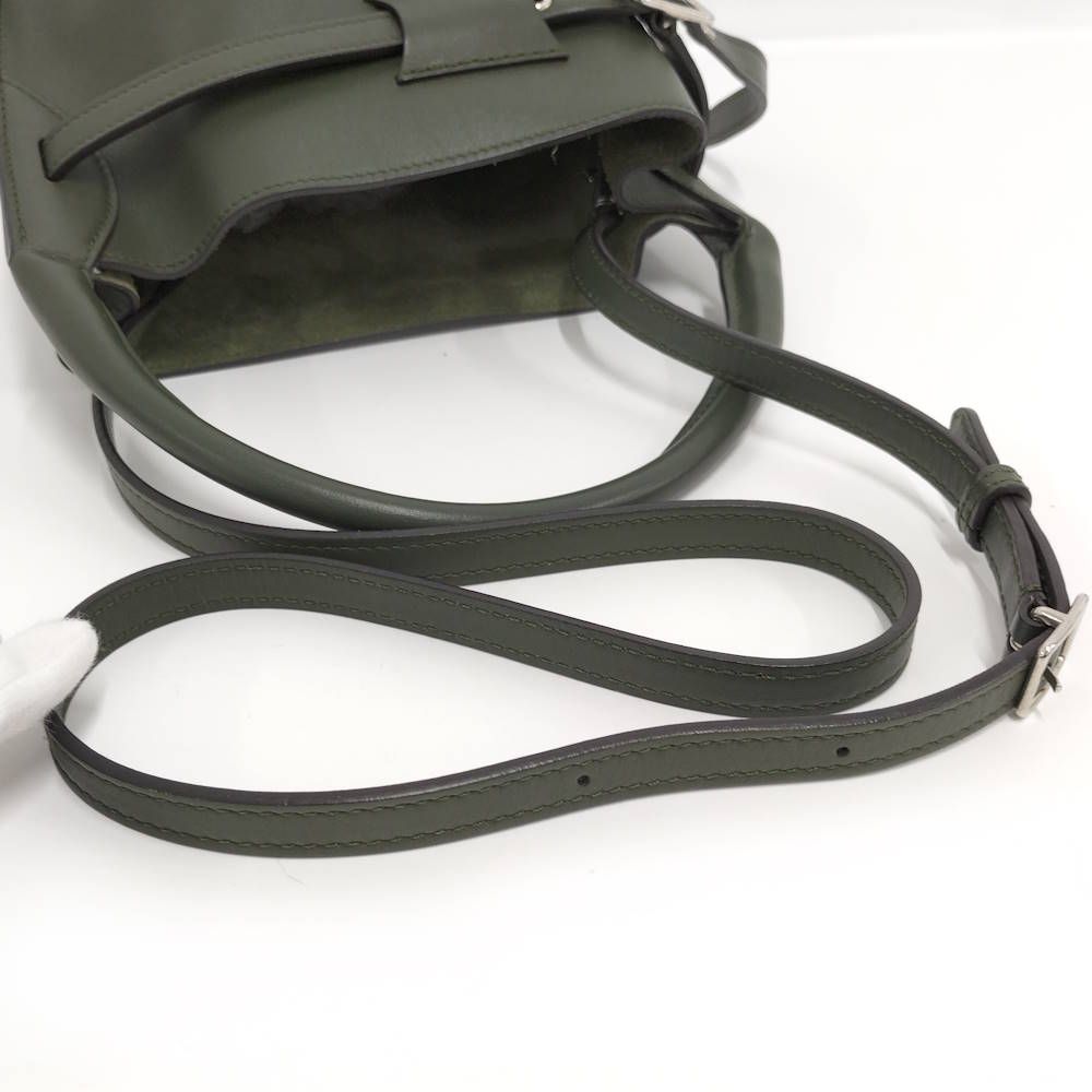 Celine Shoulder Bag Leather Khaki — view 4
