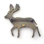 Chanel Brooch Reindeer Silver Costume Pearl Antique — view 2