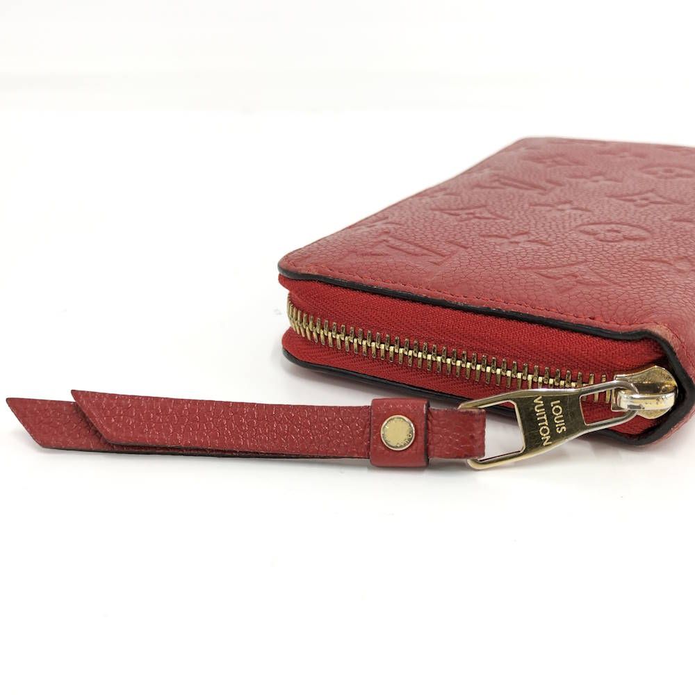 Louis Vuitton Zip Around Wallet Zippy Monogram Empreinte Scarlet Red — view 6